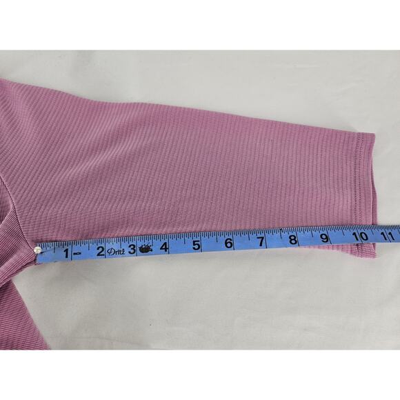 SEGMENTS ESSENTIALS WOMEN'S PINK WOVEN V-NECK CASUAL BLOUSE TOP SIZE MEDIUM - Picture 7 of 7